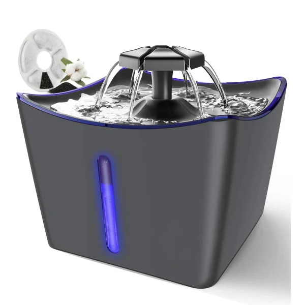 Wholesale 3L/101oz PET Cat Dog Water Fountains Automatic Plastic Water Bowl