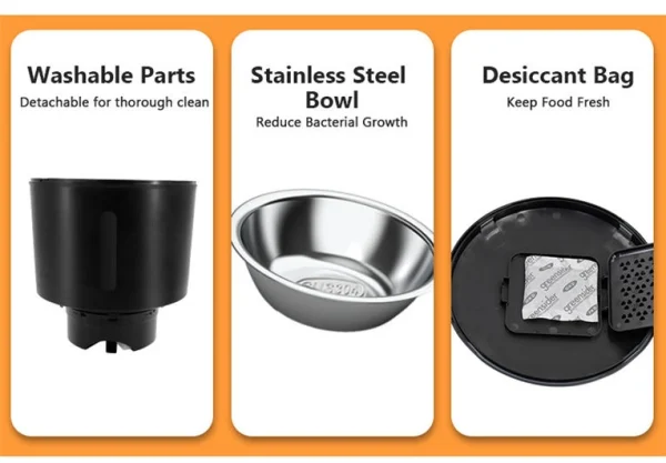 App Control Smart Automatic Pet Feeder Wifi Cat Dog Food Dispenser