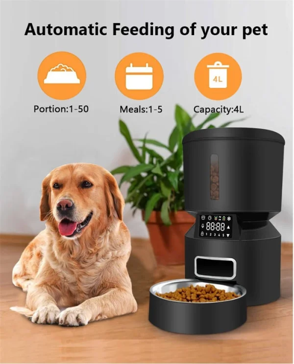 Wholesale Pet Food Feeder 4-6 Meals Auto Cat Dog Food Dispenser