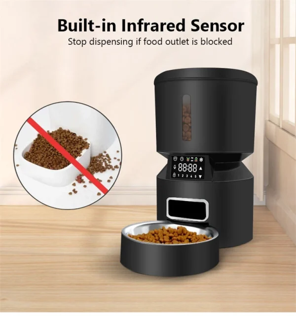 App Control Smart Automatic Pet Feeder Wifi Cat Dog Food Dispenser