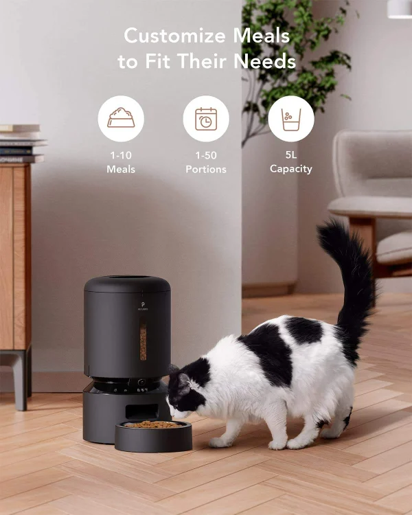 App Controlled Automatic Smart Dog Cat Food Dispenser
