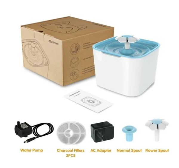 Eco-Friendly Automatic Pet Water Fountain Wholesale Plastic Water Bowl